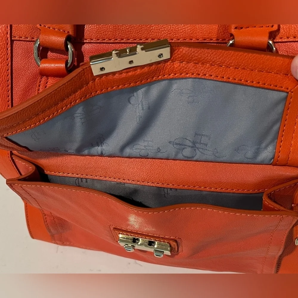 Cole‎ Haan Zoe Pebbled Leather Satchel/Shoulder Bag EUC